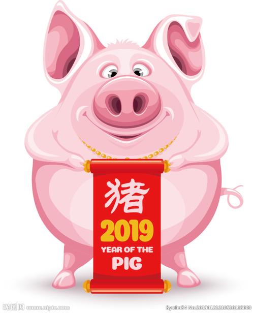 卡通动物猪图片