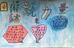 团结就是力量的图片手抄报 团结手抄报