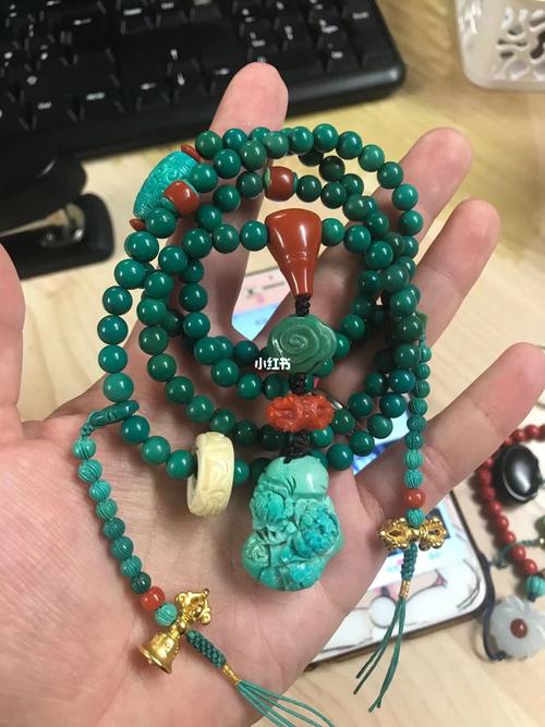 绿松石108 佛珠._绿松石_佛珠_时尚_配饰_首饰