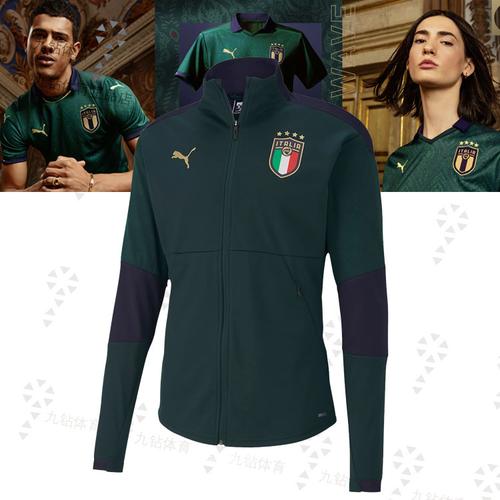 puma彪马男装2020欧洲杯意大利足球运动服训练夹克外套 757214-03