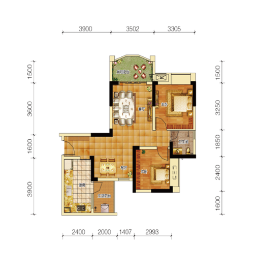 香漫溪岸67-114㎡高层经典户型鉴赏
