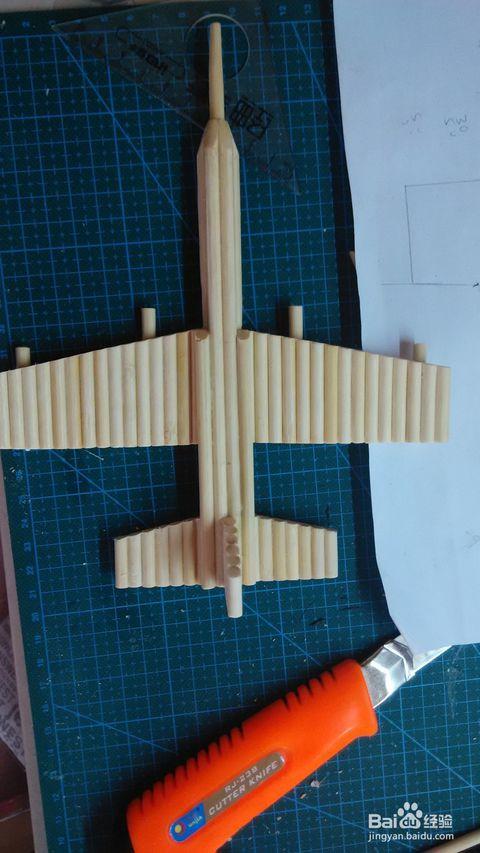 一次性筷子制作简易飞机模型
