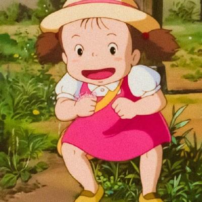 龙猫小女孩草壁米可爱头像