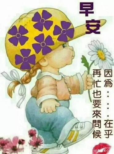 周三大家早上好 非常可爱的萌宝冬天问候表情图片送给
