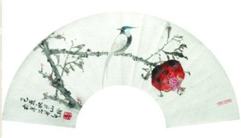 广州著名书画家沈山风花鸟绘画艺术结合紫砂茶壶刻绘.