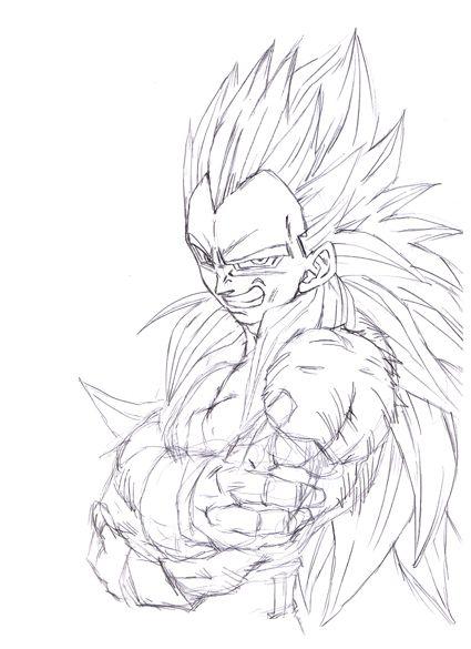 贝吉塔白神简笔画