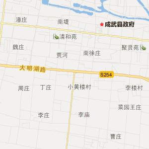 菏泽市成武县地理地图