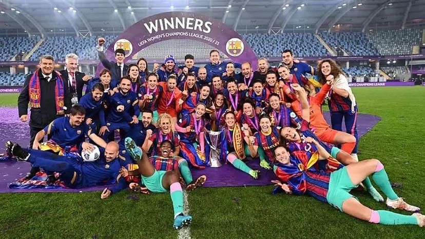 巴萨女足欧冠冠军奖金仅46万男足欧冠冠军则高达8000万