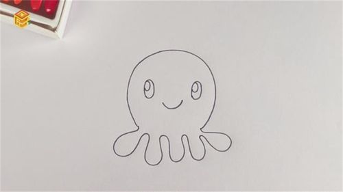 可爱章鱼简笔画