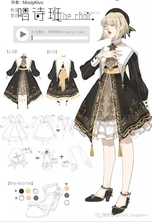 lolita画稿大赛第三轮结果出炉进入决赛的前五名是