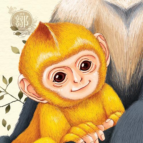 《白头叶猴》