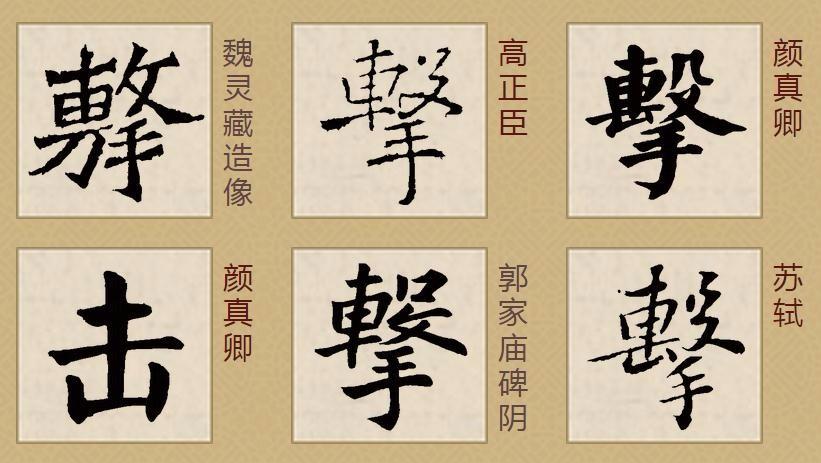 击的繁体字是什么字