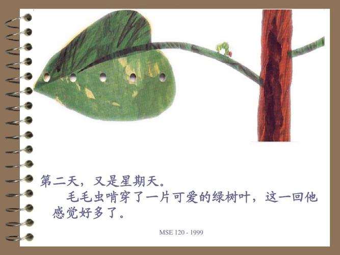 好饿的毛毛虫ppt