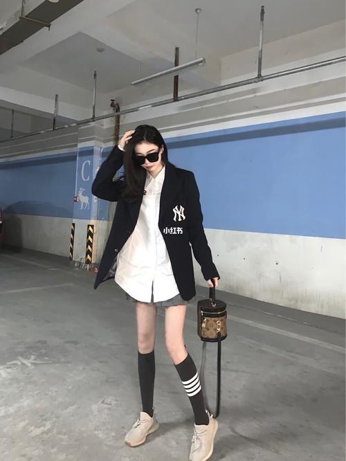 94mlb黑色西服77tb百皱裙77芝麻灰椰子鞋～_椰子鞋_黑色西服