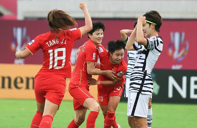 赢了亚洲杯女足决赛中国95后女将连进3球获胜韩国队员沉默了