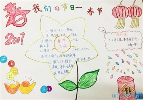 一年级春节小报图片大全一年级识字小报图片大全