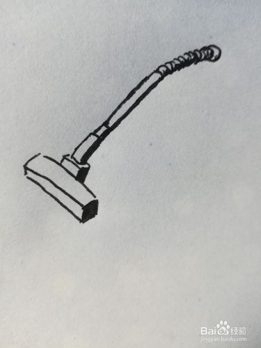怎么画吸尘器的简笔画步骤