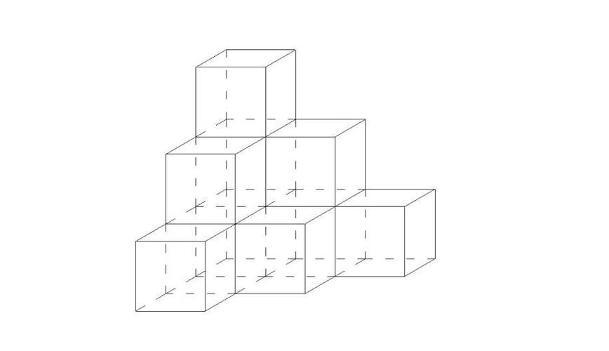 谁能用几何画板画出10个正方体叠加在一起?