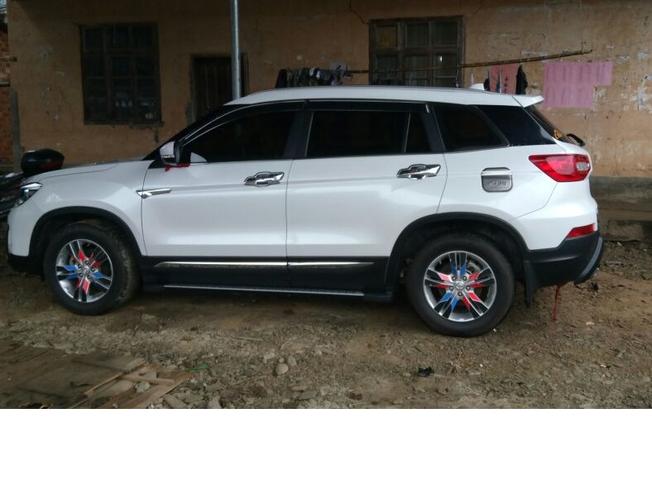 长安cs75中柱悬浮车顶改色abcd改装贴黑碳纤汽车装饰贴