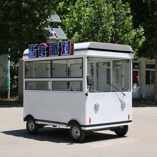 大型电动小吃车 地摊小吃车 流动美食车 营养早餐车厂家