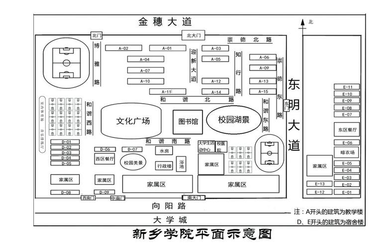 新乡学院地图及周边公交车指南
