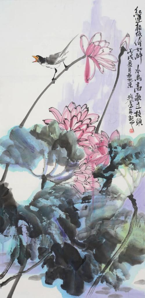 郑瑰玺:写意花鸟和工笔重彩一脉相承,绝了!