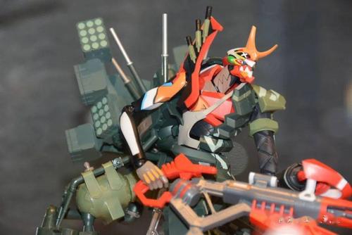 【万代21年5月 robot魂 eva 2号机s装备 & 新eva 2号机 样品展示】