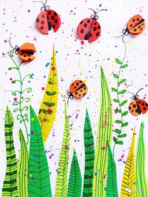 作品近期火爆全网的幼儿园创意儿童画太有趣啦