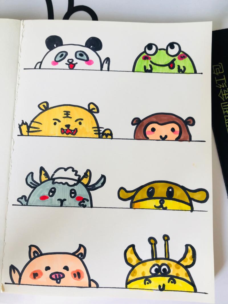 小动物简笔画