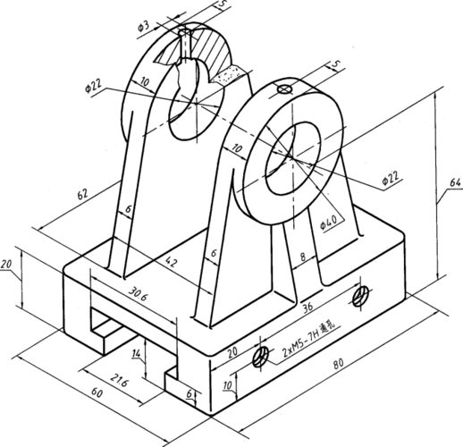 工程制图简笔画