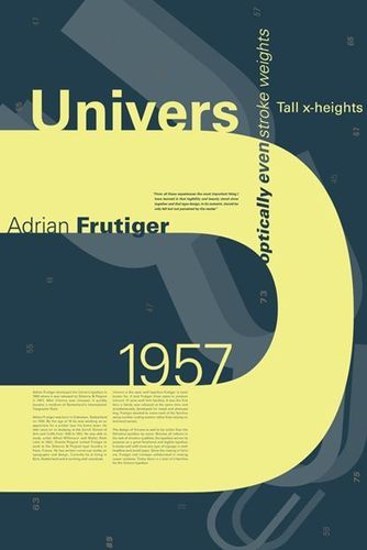 frutiger是一款西文无衬线字体,由瑞士设计师adrian frutiger设计.