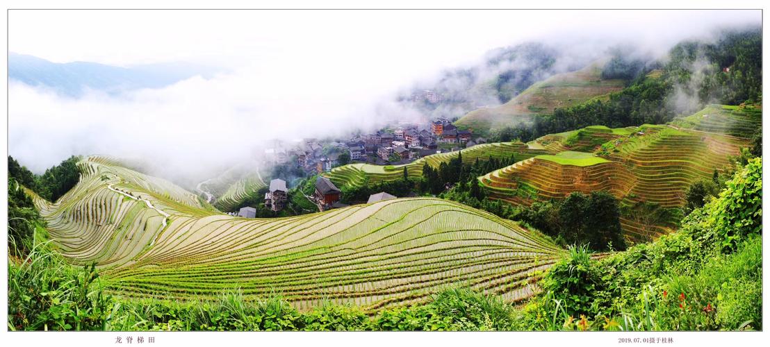 桂林龙脊梯田,阳朔漓江,湖南郴州小东江风景欣赏.