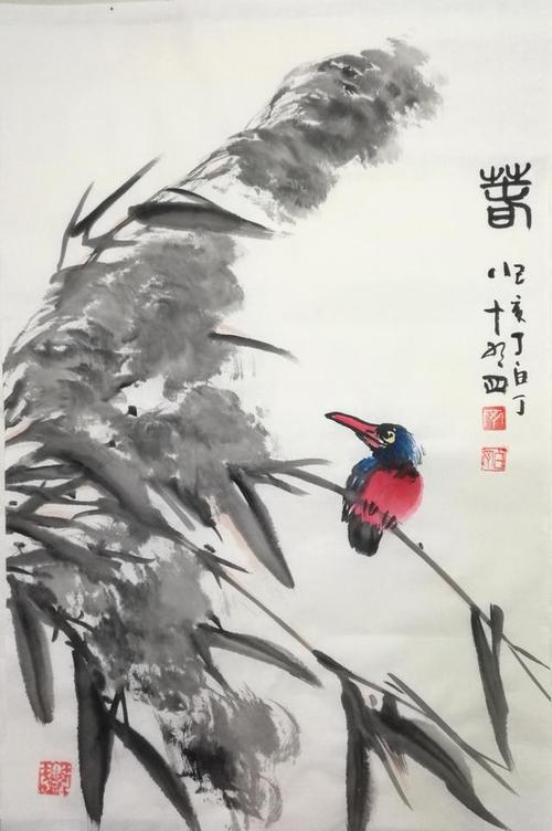 「艺惠藏」著名画家丁白丁花鸟画作品集