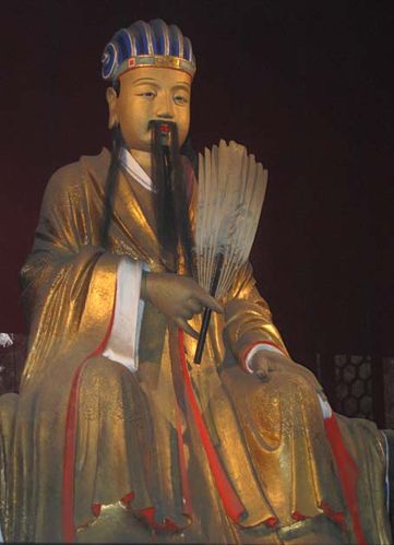 成都武侯祠孔明像