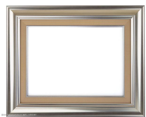 银色画框相框图片