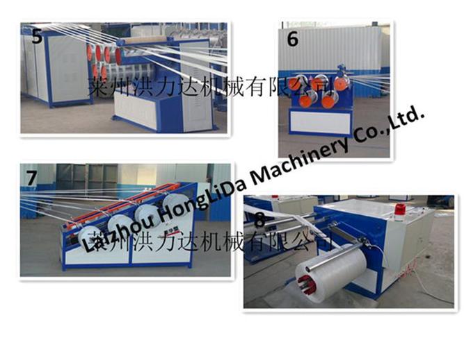 山东洪达牌塑料拉丝机,撕裂膜机价格,立式撕裂膜机厂家