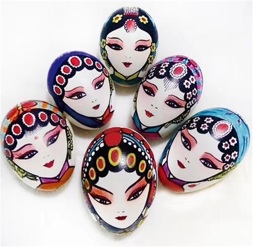 赵立梅 蛋绘 脸谱