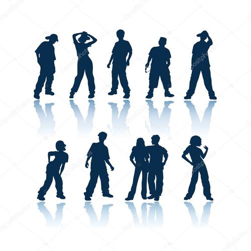 名称:青少年剪影