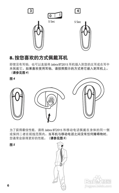 捷波朗bt2015蓝牙耳机使用说明书