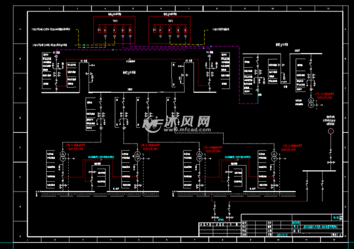 学校10kv电力工程竣工图