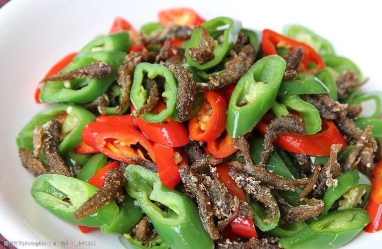 辣椒炒山坑鱼图片