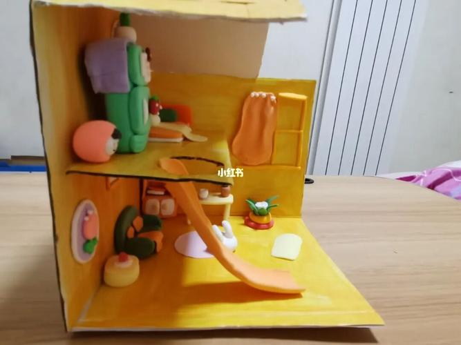 黏土小房子_粘土_手工制作_diy_diy手工制作_兴趣爱好