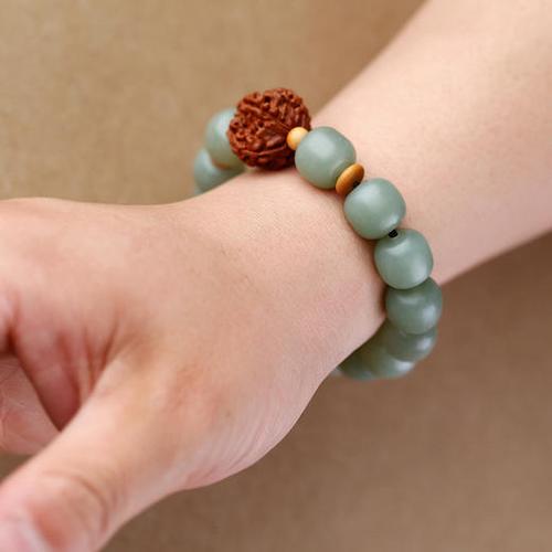 五德玉器|和田玉且末蓝手串·青儒(男士款)青溪(女士款)