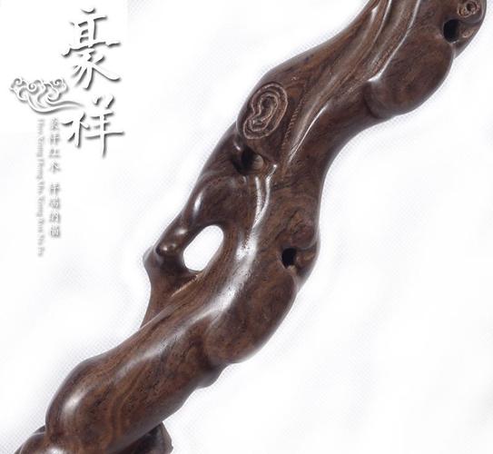 黑枝木整料根雕拐杖红木手杖非洲黑檀木树根雕拐杖实木质手杖拐杖