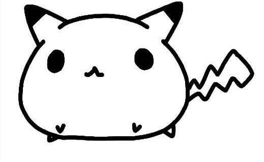 胖胖动物幼儿简笔画图片