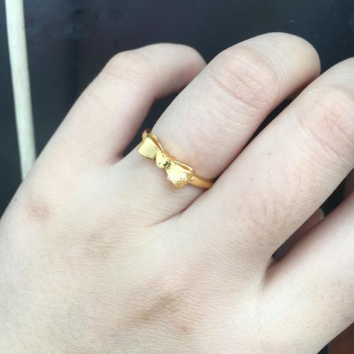 周大生蝴蝶结戒指_蝴蝶结_戒指_七夕礼物_周大生怎么样_礼物_相机