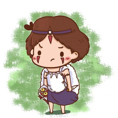 幽灵公主中的珊全身头像