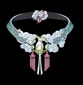 配饰手绘效果图作品-配饰手绘效果图款式图