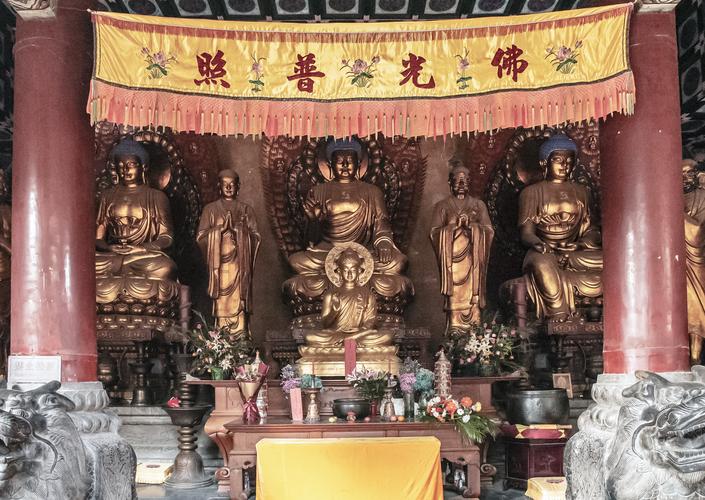 其它 金秋漫游河南:四,嵩山少林寺 写美篇         大雄宝殿位于天王