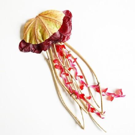 创意满满的树叶画各位家长了解一下